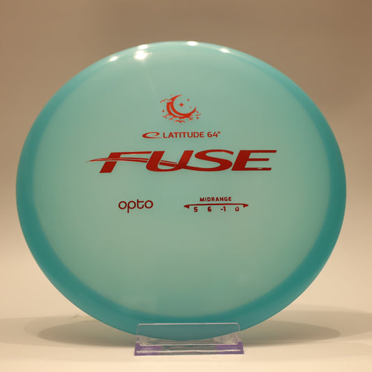 Latitude 64 Fuse Opto Moonshine Teal Red Foil 178g - Laredo Disc Golf Store