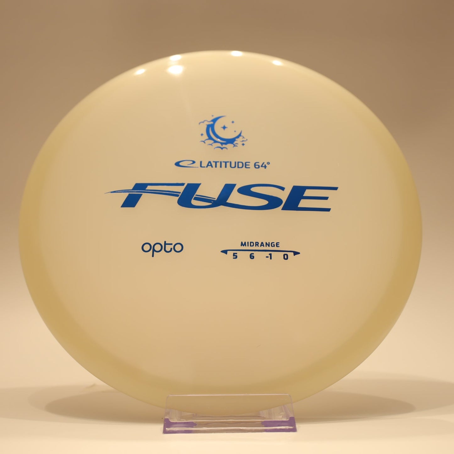 Latitude 64 Fuse Opto Moonshine White Blue Foil 178g - Laredo Disc Golf Store