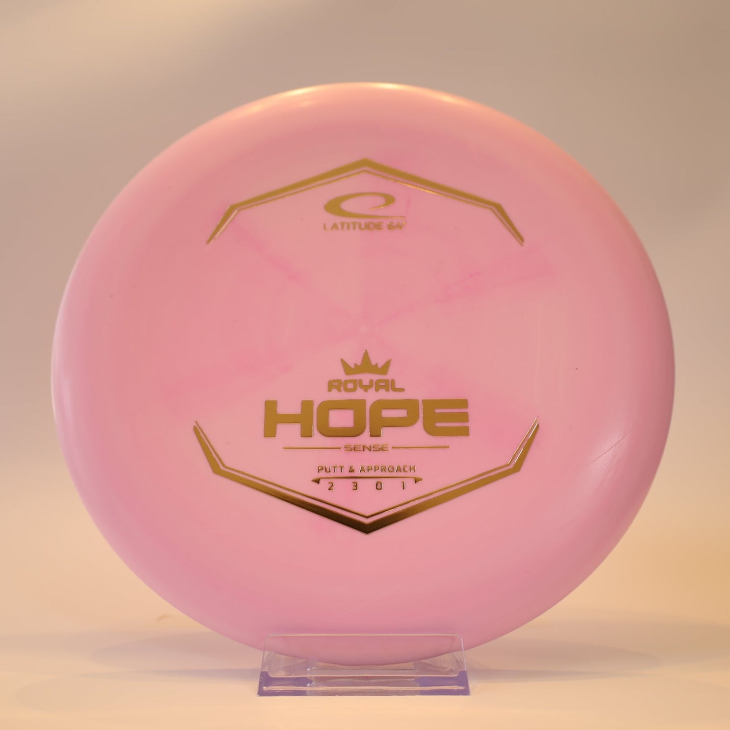 Latitude 64 Hope Royal Sense Pink Swirl Gold Foil 176g - Laredo Disc Golf Store