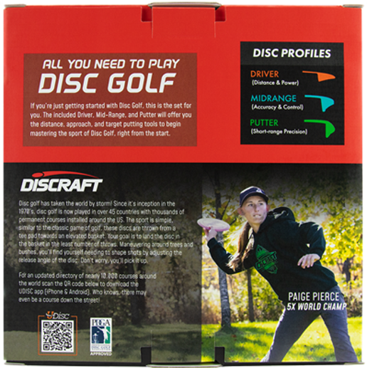 Starter Set (Driver/ Midrange/ Putter) - Discraft