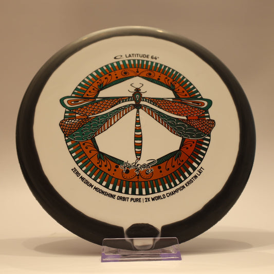 Latitude 64 Pure Zero Medium Moonshine Orbit Kristin Latt Team Series White Black Multi 173g - Laredo Disc Golf Store