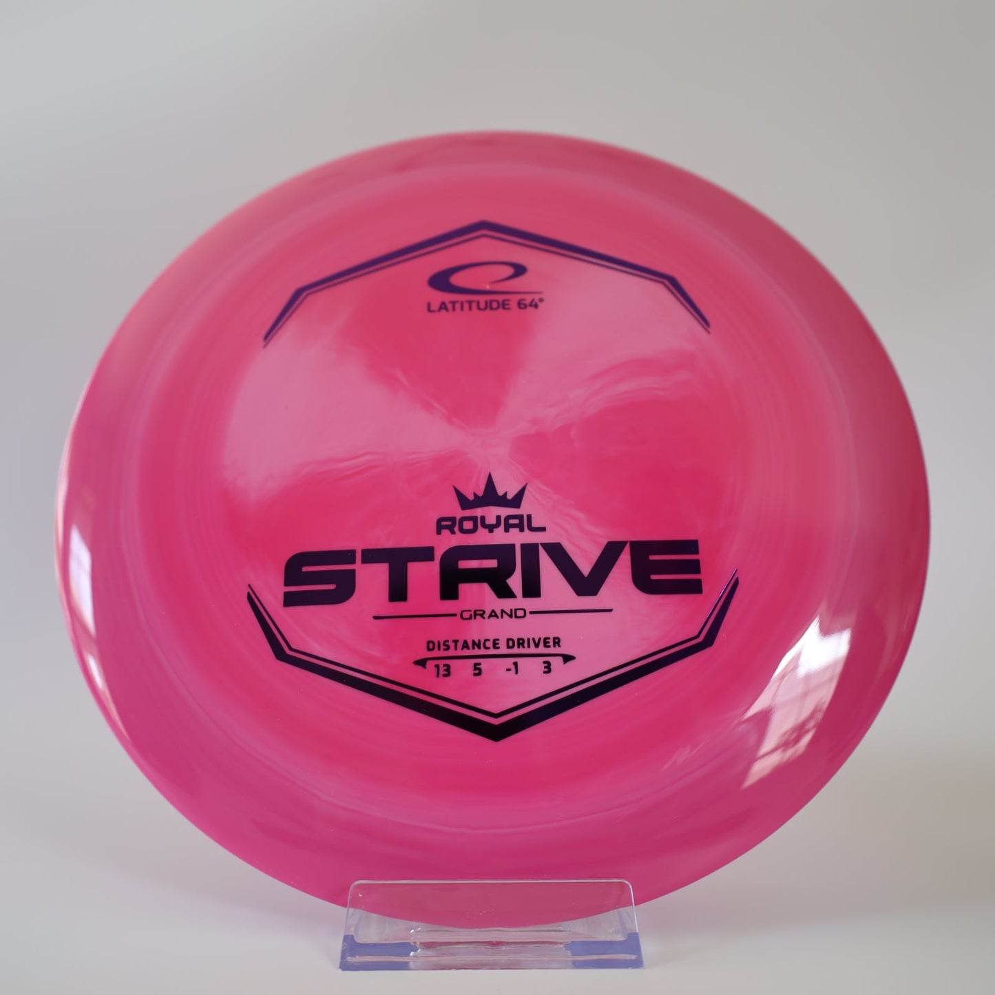 Latitude 64 Strive Royal Grand Fuschia Swirl Purple Foil 174g - Laredo Disc Golf Store