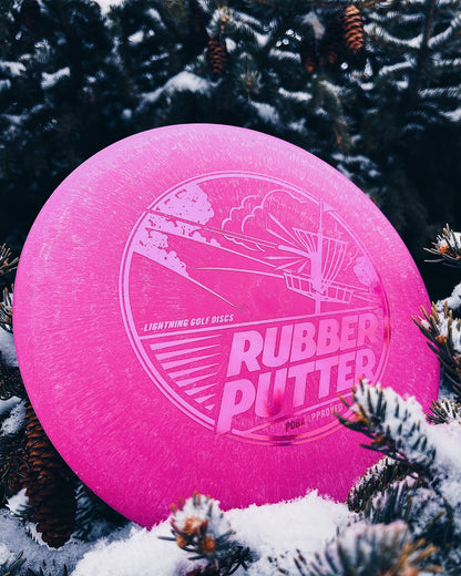 Lightning Sure Grip Rubber Putter Golf Disc