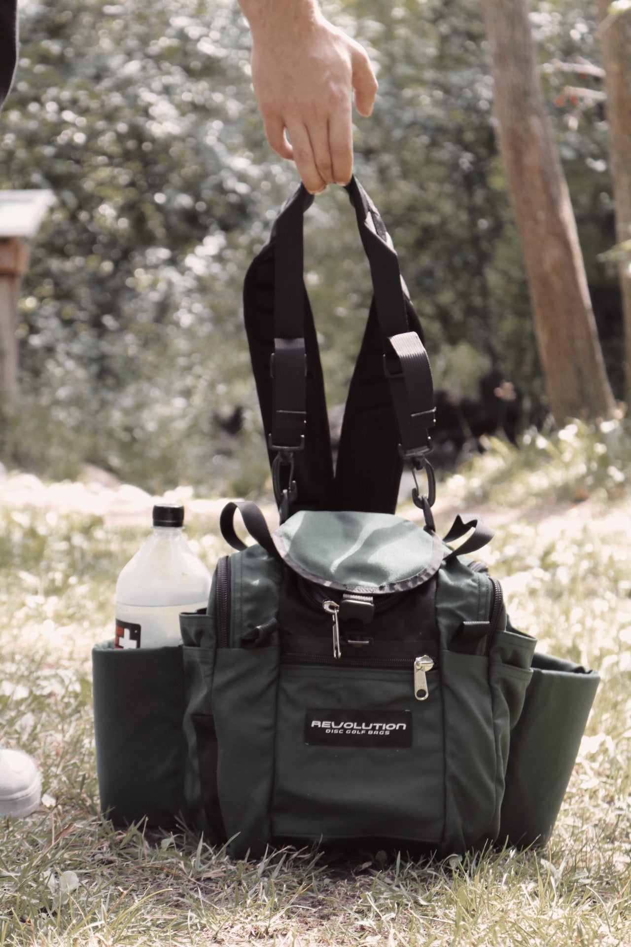 Revolution Mini Deluxe V3 Disc Golf Bag - Forest