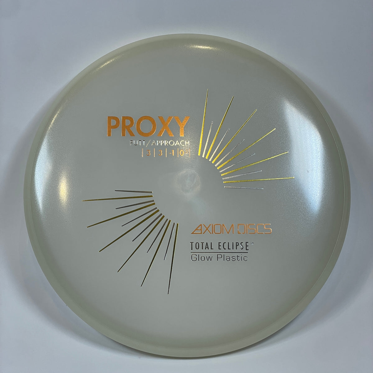 Axiom Proxy Total Eclipse Glow Putter | Laredo Disc Golf Store