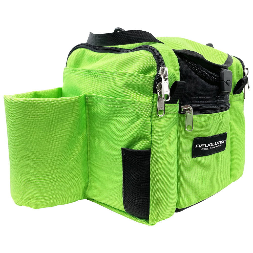 Revolution Mini Deluxe V3 Disc Golf Bag - Lime Green