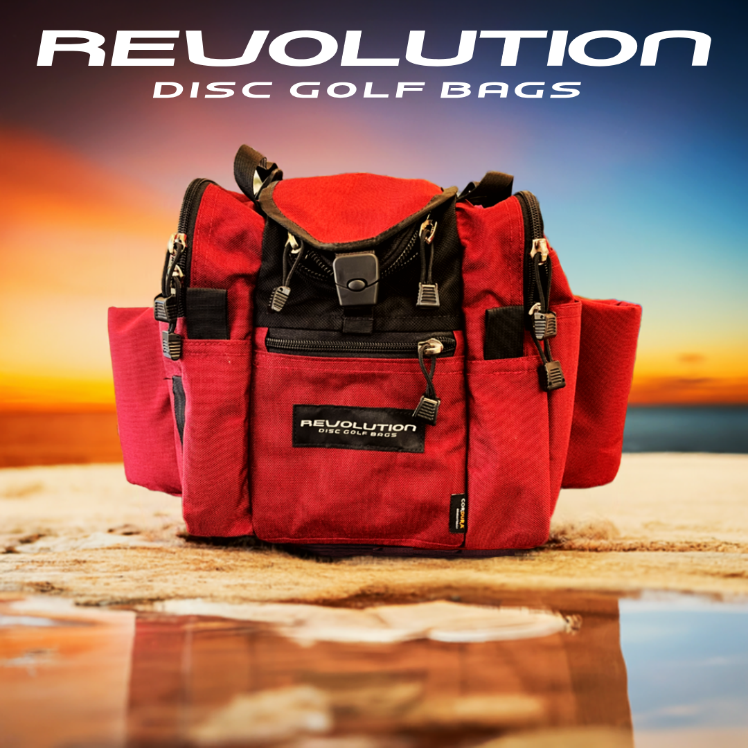 Revolution Mini Deluxe V3 Disc Golf Bag - Rust