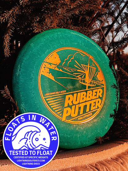 Lightning Sure Grip Rubber Putter Golf Disc