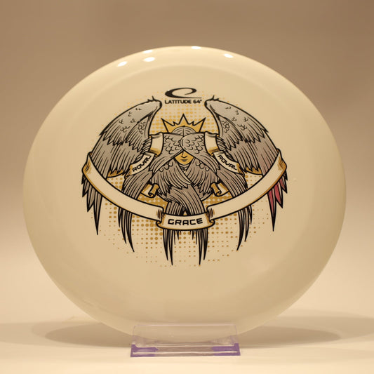 Latitude 64 Grace Royal Grand Angel Triple Stamp White Multi 174g - Laredo Disc Golf Store