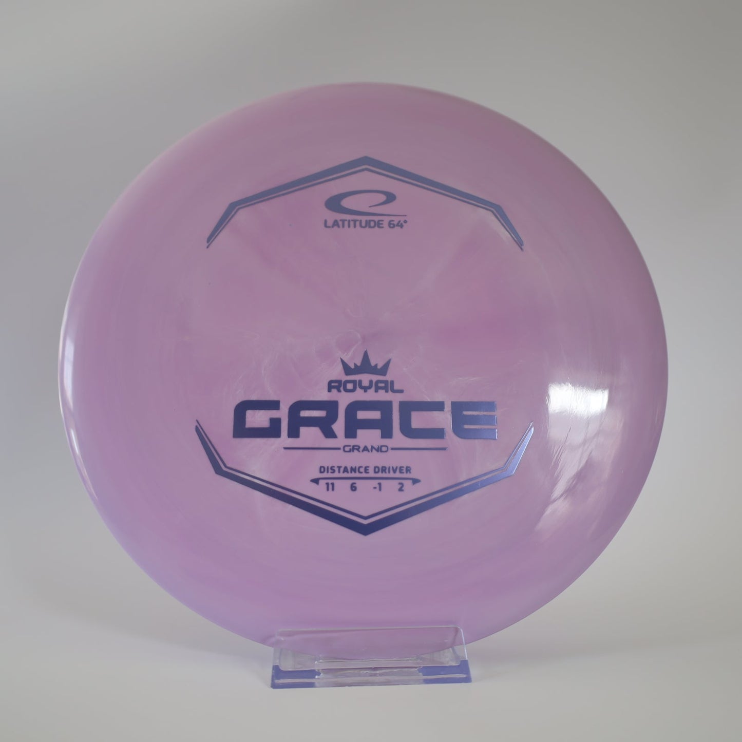 Latitude 64 Grace Royal Grand Purple Swirl Lilac 169g - Laredo Disc Golf Store