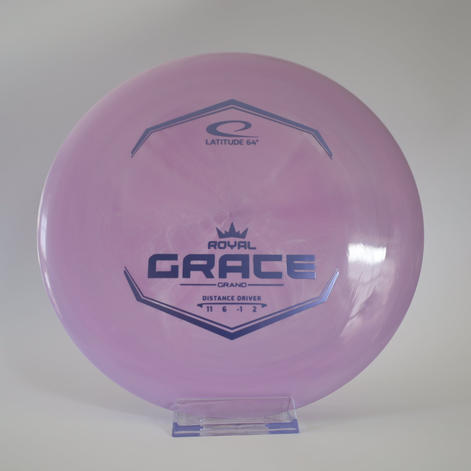 Latitude 64 Grace Royal Grand Purple Swirl Lilac 169g - Laredo Disc Golf Store