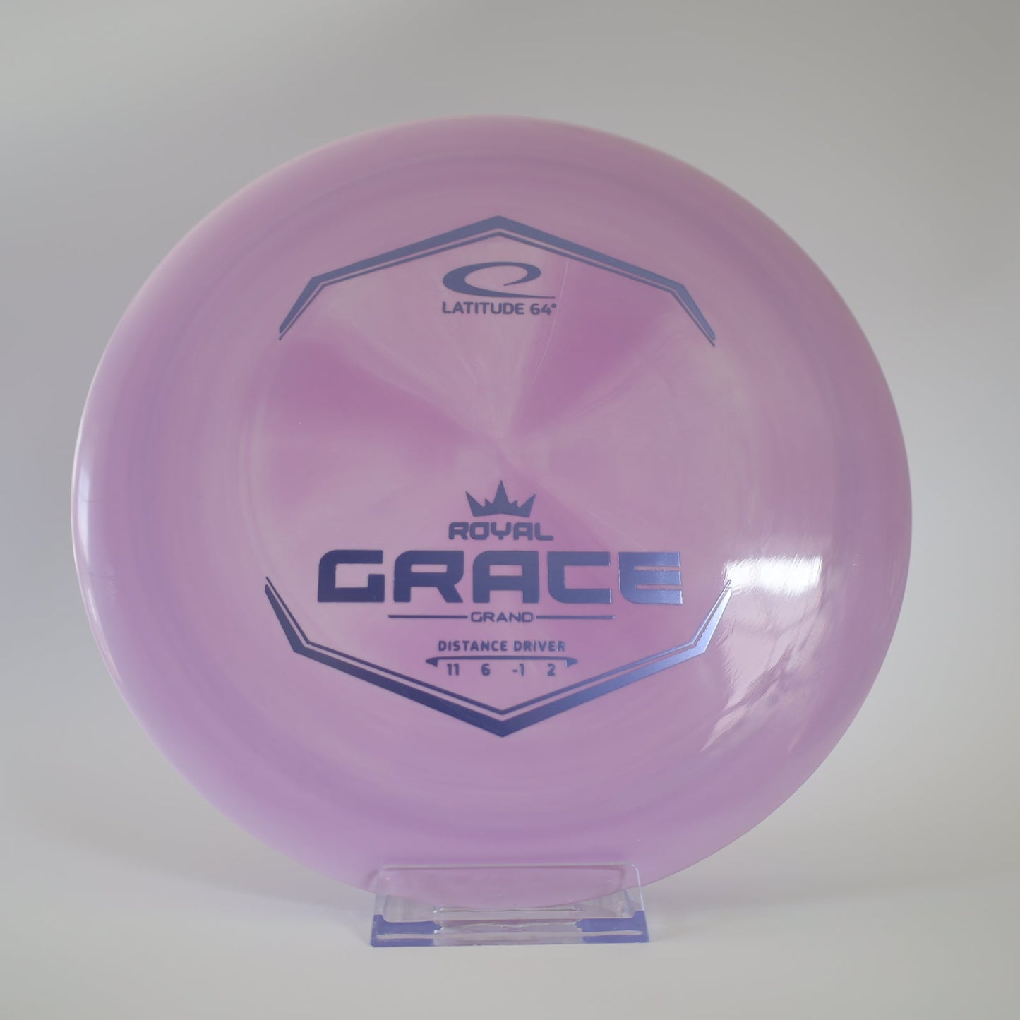 Latitude 64 Grace Royal Grand Purple Swirl Lilac 169g - Laredo Disc Golf Store