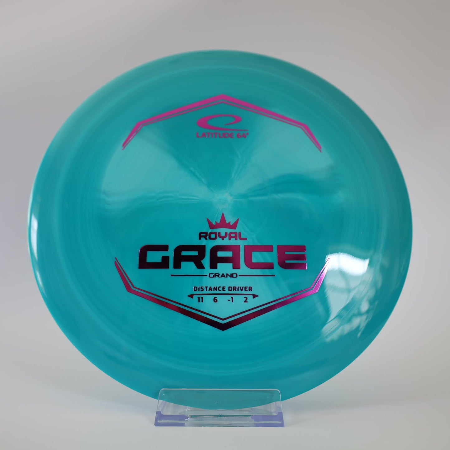 Latitude 64 Grace Royal Grand Teal Swirl Purple 173g - Laredo Disc Golf Store