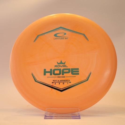 Latitude 64 Hope Royal Sense Orange Swirl Teal Foil 173g - Laredo Disc Golf Store