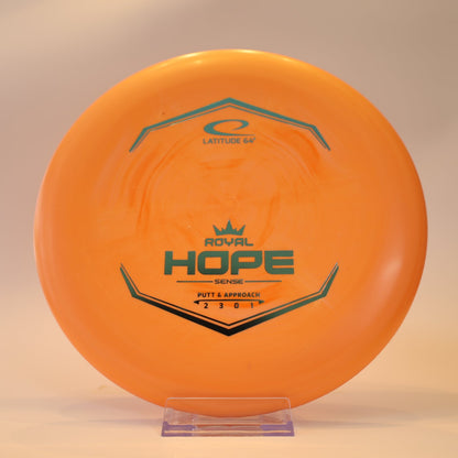 Latitude 64 Hope Royal Sense Orange Swirl Teal Foil 173g - Laredo Disc Golf Store