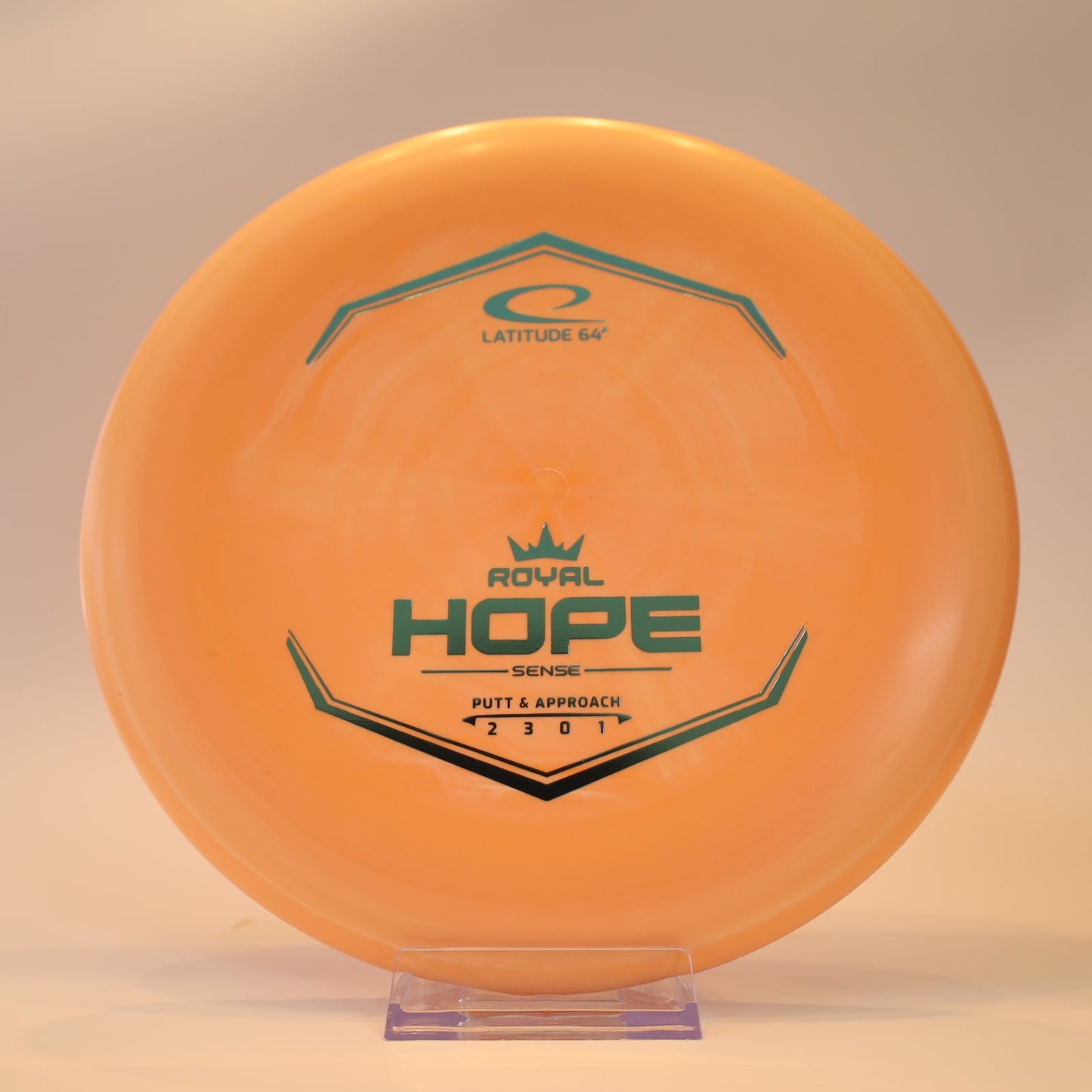 Latitude 64 Hope Royal Sense Orange Swirl Teal Foil 173g - Laredo Disc Golf Store