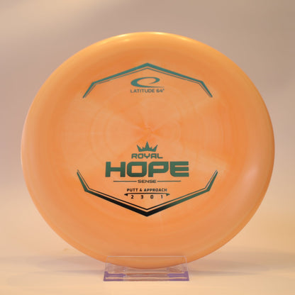 Latitude 64 Hope Royal Sense Orange Swirl Teal Foil 173g - Laredo Disc Golf Store