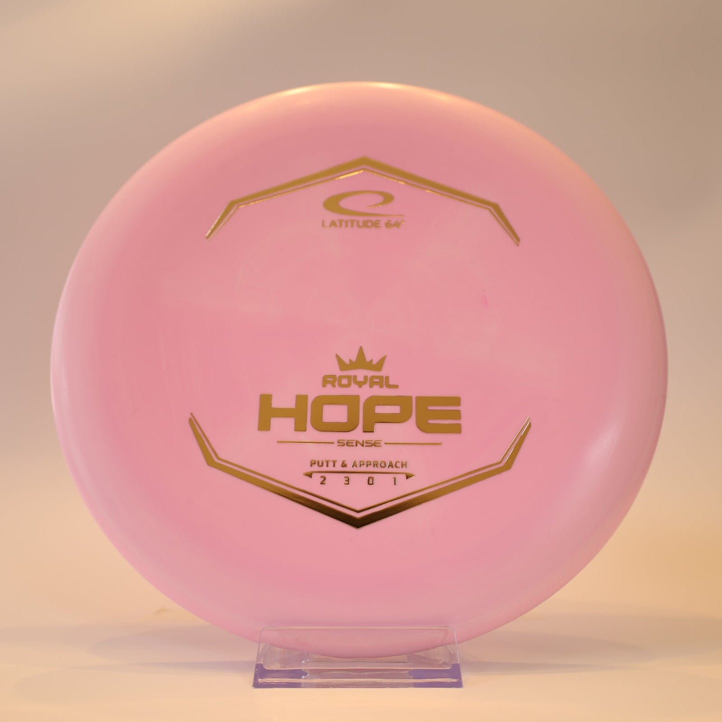 Latitude 64 Hope Royal Sense Pink Swirl Gold Foil 174g - Laredo Disc Golf Store