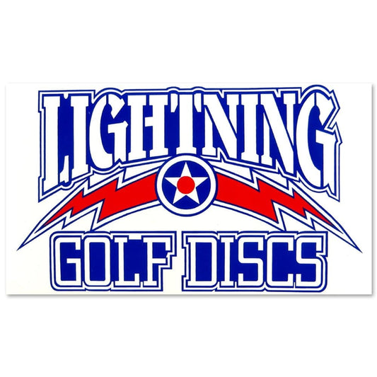 Lightning Golf Discs Logo Sticker
