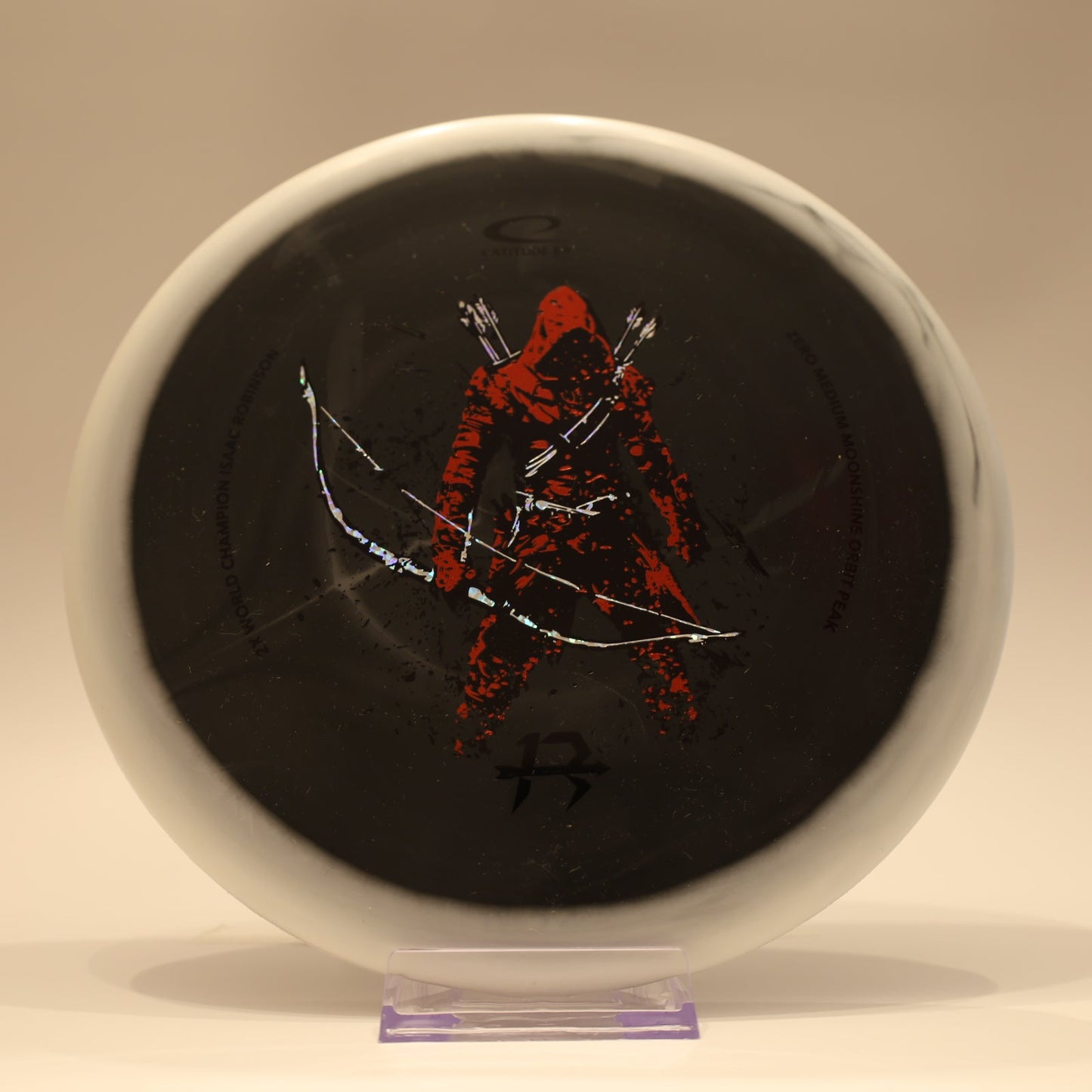 Latitude 64 Peak Zero Medium Moonshine Orbit Isaac Robinson Team Series Black White Multi 175g - Laredo Disc Golf Store