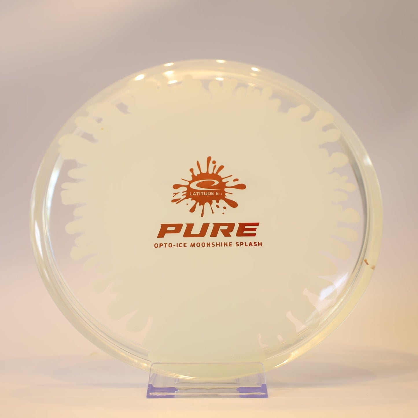 Latitude 64 Pure Opto Ice Moonshine Splash White Splash Orange Foil 173g - Laredo Disc Golf Store