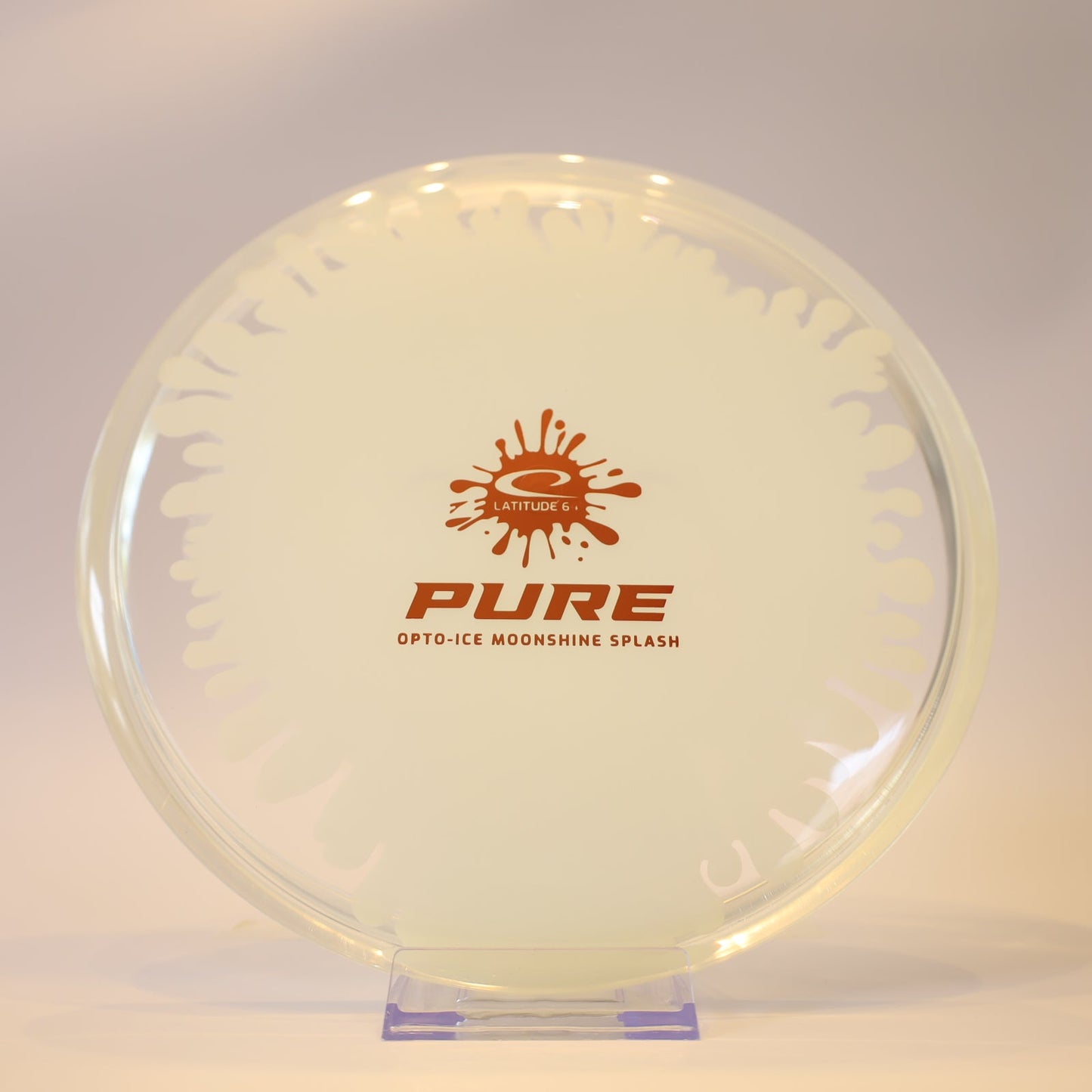 Latitude 64 Pure Opto Ice Moonshine Splash White Splash Orange Foil 173g - Laredo Disc Golf Store