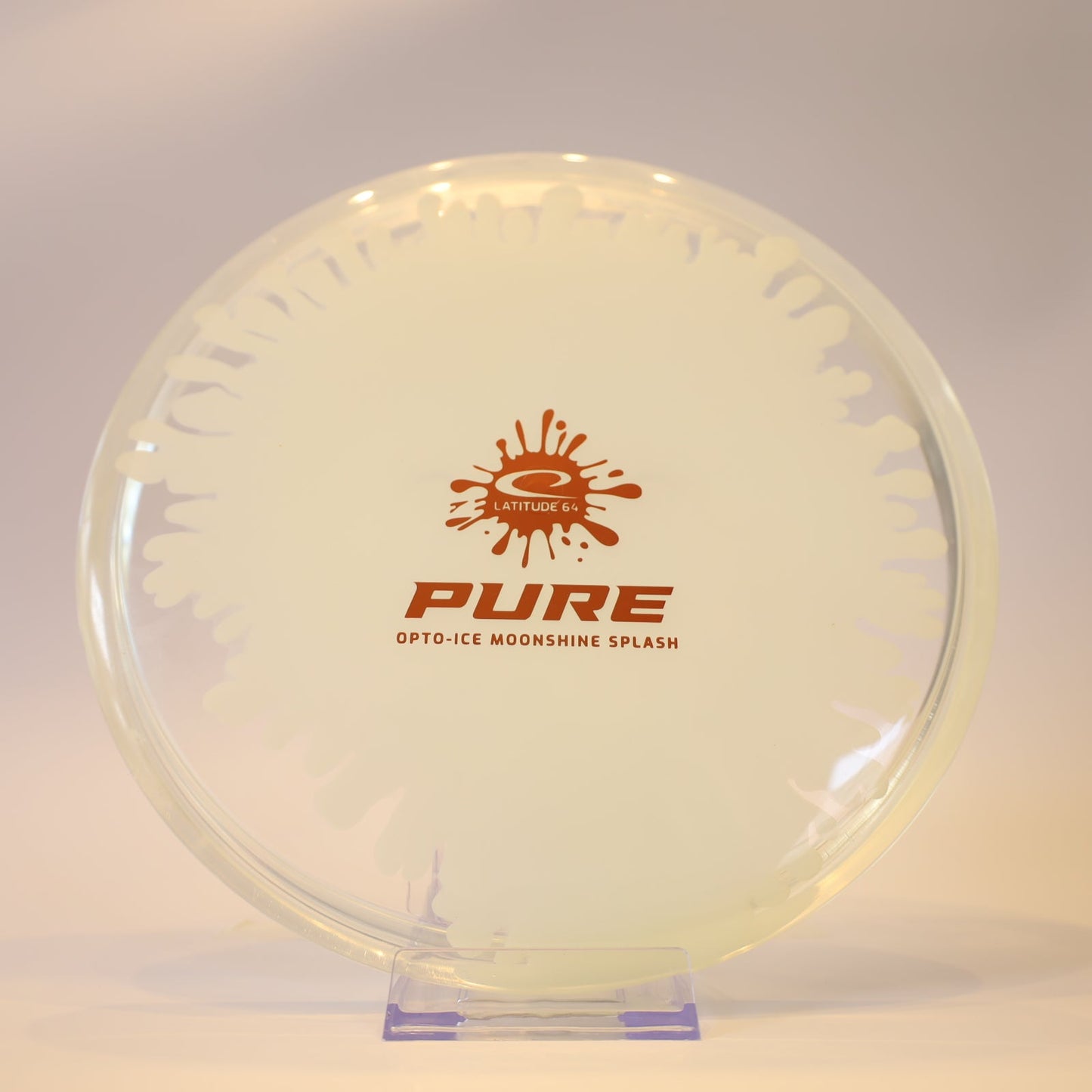 Latitude 64 Pure Opto Ice Moonshine Splash White Splash Orange Foil 174g - Laredo Disc Golf Store