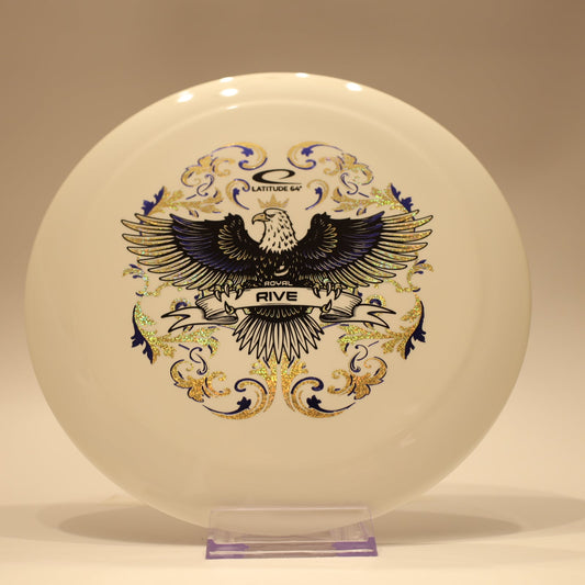 Latitude 64 Rive Royal Grand Eagle Triple Stamp White Multi 173g - Laredo Disc Golf Store