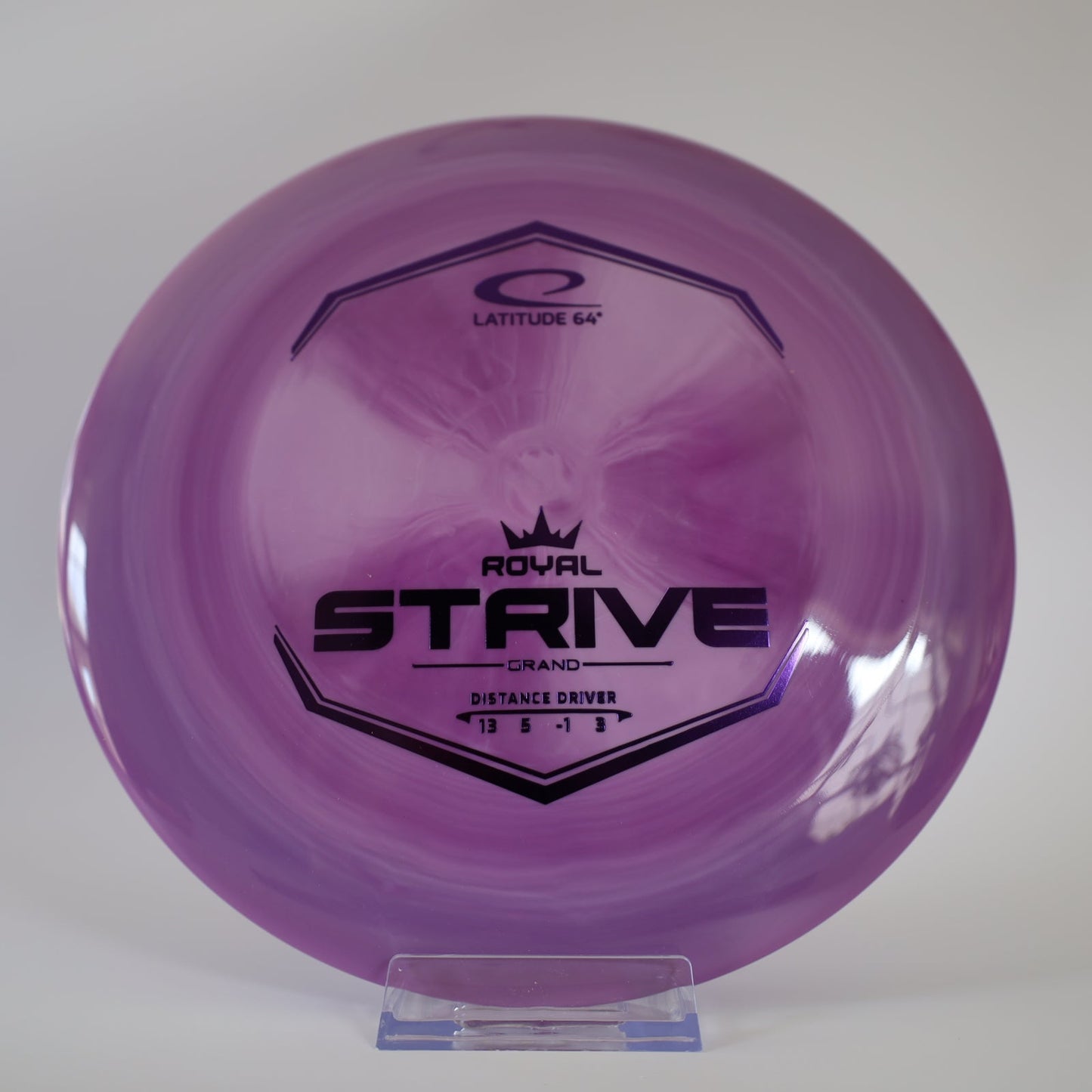 Latitude 64 Strive Royal Grand Purple Swirl Purple Foil 173g - Laredo Disc Golf Store