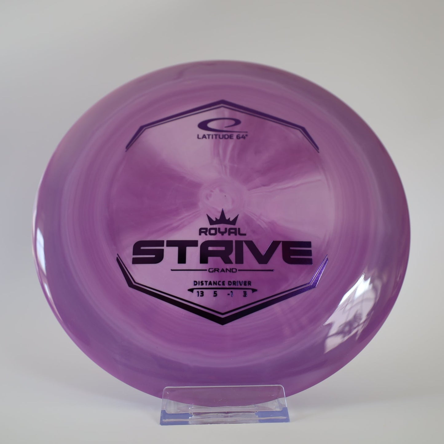 Latitude 64 Strive Royal Grand Purple Swirl Purple Foil 173g - Laredo Disc Golf Store